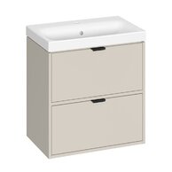 Skříňka Cersanit Atrato 60 s umyvadlem SLIM, kašmír, set C642, S4007-006