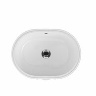 Umyvadlo Cersanit Caspia 55 do desky bílé oválné, K11-2242