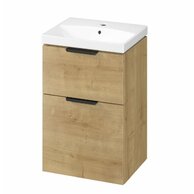 Skříňka Cersanit City 50 s umyvadlem dub set C751, S4004-133