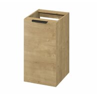 Skříňka Cersanit City 40 s košem na prádlo dub, S584-116