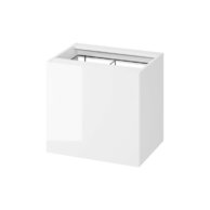 Skříňka Cersanit Larga 60 s košem na prádlo bílá, S164-044