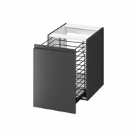 Skříňka Cersanit Moduo 40 s košem na prádlo antracit, S590-115