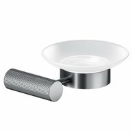 Mýdlenka Cersanit Zen nástěnná černá gun metal, S951-896