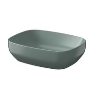Umyvadlo Cersanit Farva 50 na desku obdélníkové, zelená mat, K712-018