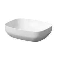 Umyvadlo Cersanit Farva 50 na desku obdélníkové, bílá mat, K712-025