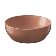 Umyvadlo Cersanit Farva 40 na desku kruhové, cihlová mat, K712-036