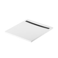 Sprchová vanička Cersanit Kontra 100x90 obdélníková, bílá ,kryt černý, S207-004