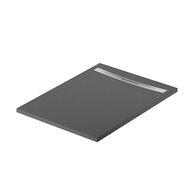 Sprchová vanička Cersanit Kontra 120x90 obdélníková, graphite ,kryt ocel, S207-011