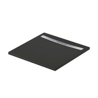 Sprchová vanička Cersanit Kontra 90x90 čtvercová, černá ,kryt ocel, S207-019