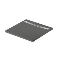 Sprchová vanička Cersanit Kontra 90x90 čtvercová, graphite ,kryt ocel, S207-024