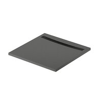 Sprchová vanička Cersanit Kontra 90x90 čtvercová, graphite ,kryt černý, S207-036