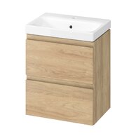 Skříňka Cersanit Moduo 50 s umyvadlem dub hikora set D268, S4013-014