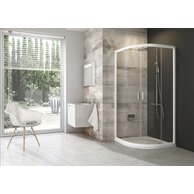 Sprchový kout Ravak Blix BLCP4 80x80 čtyřdílný čtvrtkruhový, bílá/transparent, 3B240100Z1