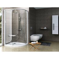 Sprchový kout Ravak Pivot PSKK3 90x90 třídílný čtvrtkruhový, bílá/chrom/transparentní, 37677100Z1