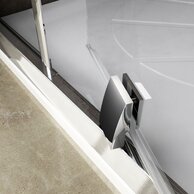 Sprchové dveře Ravak Pivot PDOP1 90 jednodílné, satin/transparent, 03G70U00Z1