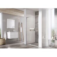 Sprchový kout Ravak Pivot PDOP2/PPS 110x80 rohový, satin/transparent
