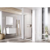 Sprchový kout Ravak Pivot PDOP1/PPS/PPS 90x90 třístěnný, satin/transparent