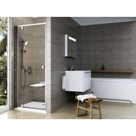 Sprchový kout Ravak Pivot PDOP1/PPS 80x90 rohový, satin/transparent
