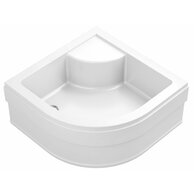 Sprchová vanička Ravak Sabina 80 LA čtvrtkruhová hluboká, bílá, A214001020