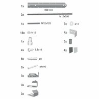 Panelkit Ravak Rosa sada univerzální, B23000100N