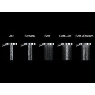 Ruční sprcha Ravak s pěti funkcemi, chrom, X07P008