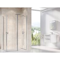 Sprchový kout Ravak Chrome CRV1/CRV2 80x90 rohový, lesk/transparent
