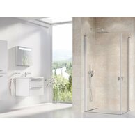 Sprchový kout Ravak Chrome CRV1/CRV2 90x100 rohový, satin/transparent