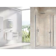 Sprchový kout Ravak Chrome CRV1/CRV2 90x120 rohový, lesk/transparent