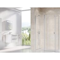 Sprchový kout Ravak Chrome CPS/CRV2 100x100 rohový, chrom/transparent