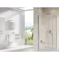 Pevná stěna Ravak Chrome CPS 100, lesk/transparent, 9QVA0C00Z1