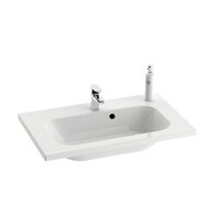 Umyvadlo Ravak Chrome 60 nábytkové, s otvorem pro baterii, s přepadem, bílá, XJG01160000