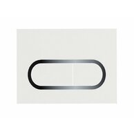 WC tlačítko Ravak Chrome, bílá, X01455