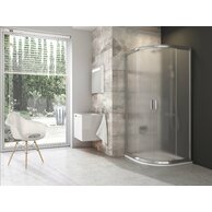 Sprchový kout Ravak Blix BLCP4 90x90 čtyřdílný čtvrtkruhový, lesk/grape, 3B270C00ZG