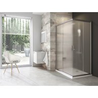 Sprchový kout Ravak Blix BLRV2K/BLRV2K 90x100 rohový, satin/grape
