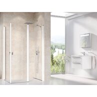 Sprchový kout Ravak Chrome CRV1/CRV2 80x110 rohový, bílá