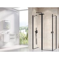 Sprchový kout Ravak Chrome CRV1/CRV2 90x110 rohový, černá
