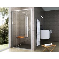 Sprchový kout Ravak Pivot PDOP2/PPS 120x80 rohový, lesk/transparent