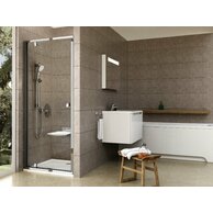 Sprchový kout Ravak Pivot PDOP1/PPS 90x90 rohový, lesk/transparent