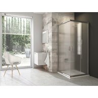 Sprchový kout Ravak Blix BLRV2 80x80 čtyřdílný rohový, lesk/grape, 1LV40C00ZG