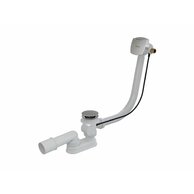 Sifon Ravak vanový s napouštěním přepadem 80 B H/K, chrom, X01504