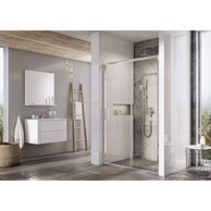 Sprchové dveře Ravak Blix Slim BLSDP2 100 dvoudílné, lesk/transparent, X0PMA0C00Z1