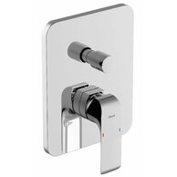 Baterie Ravak Flat vanová sprchová podomítková 2-cestná, bez tělesa, chrom, X070123