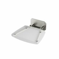 Sprchové sedátko Ravak Ovo B II hranaté sklopné, clear/nerez, B8F0000051