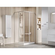 Sprchový kout Ravak Supernova SRV2/SRV2 80x90x195 rohový, satin/grape