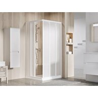 Sprchový kout Ravak Supernova ASRV3/ASRV3 75x80x198 rohový, bílá/pearl