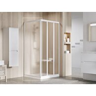 Pevná stěna Ravak Supernova APSS 75 198 jednodílná, bílá/grape, 940301R2ZG