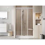 Sprchové dveře Ravak Supernova ASDP3 80x198 třídílné, satin/transparent, 00V40UR2Z1
