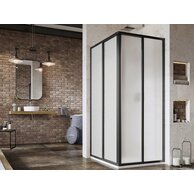 Sprchový kout Ravak Supernova SRV2/SRV2 75x75x195 rohový, černá/pearl