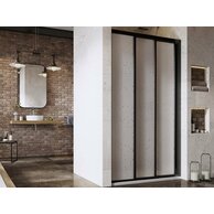 Sprchový kout Ravak Supernova ASDP3/APSS/APSS 90x90x198 třístěnný, černá/pearl