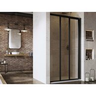 Sprchový kout Ravak Supernova ASDP3/APSS 130x75x198 rohový, černá/transparent